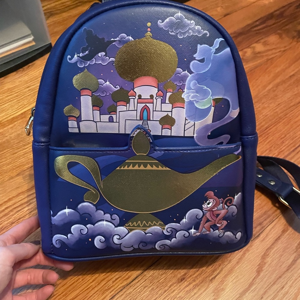 Disney Aladdin Blue Backpack